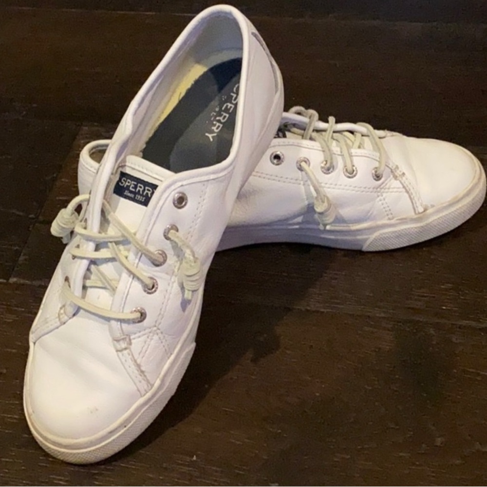 Sperry Sneakers Woman’s White Crest Vibe Shoes Size 9
